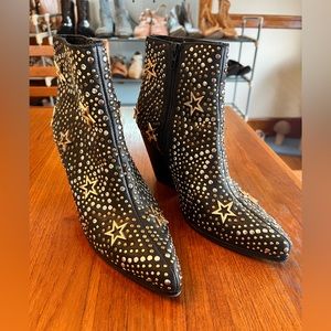 Free People Star Studded 8.5 booties